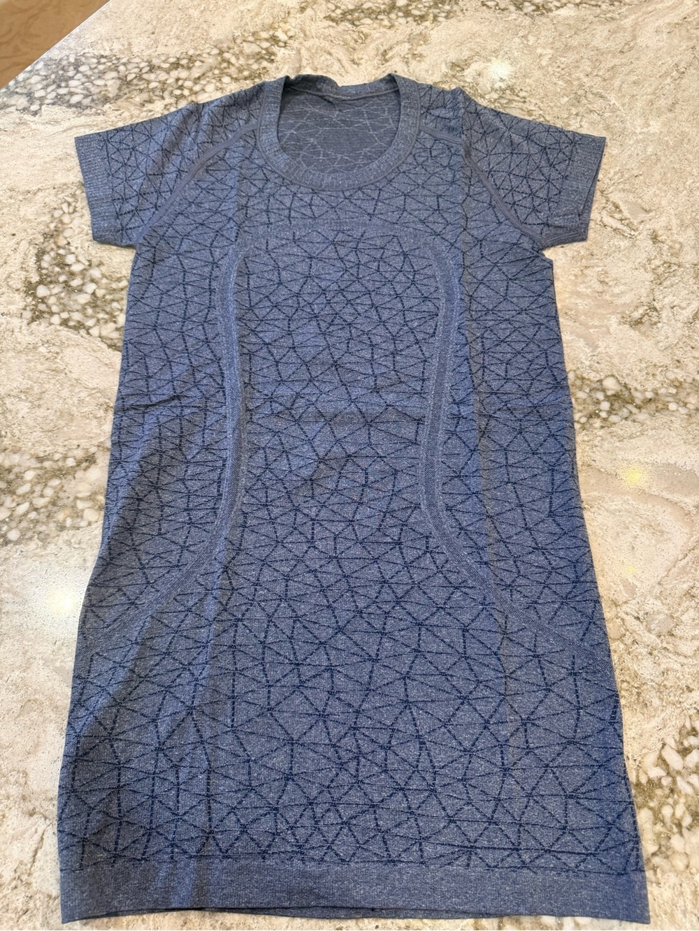 lululemon athletica Navy Short-Sleeve Knit Tee